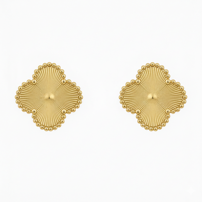 Aros estilo Van Cleef – Oro 🍀