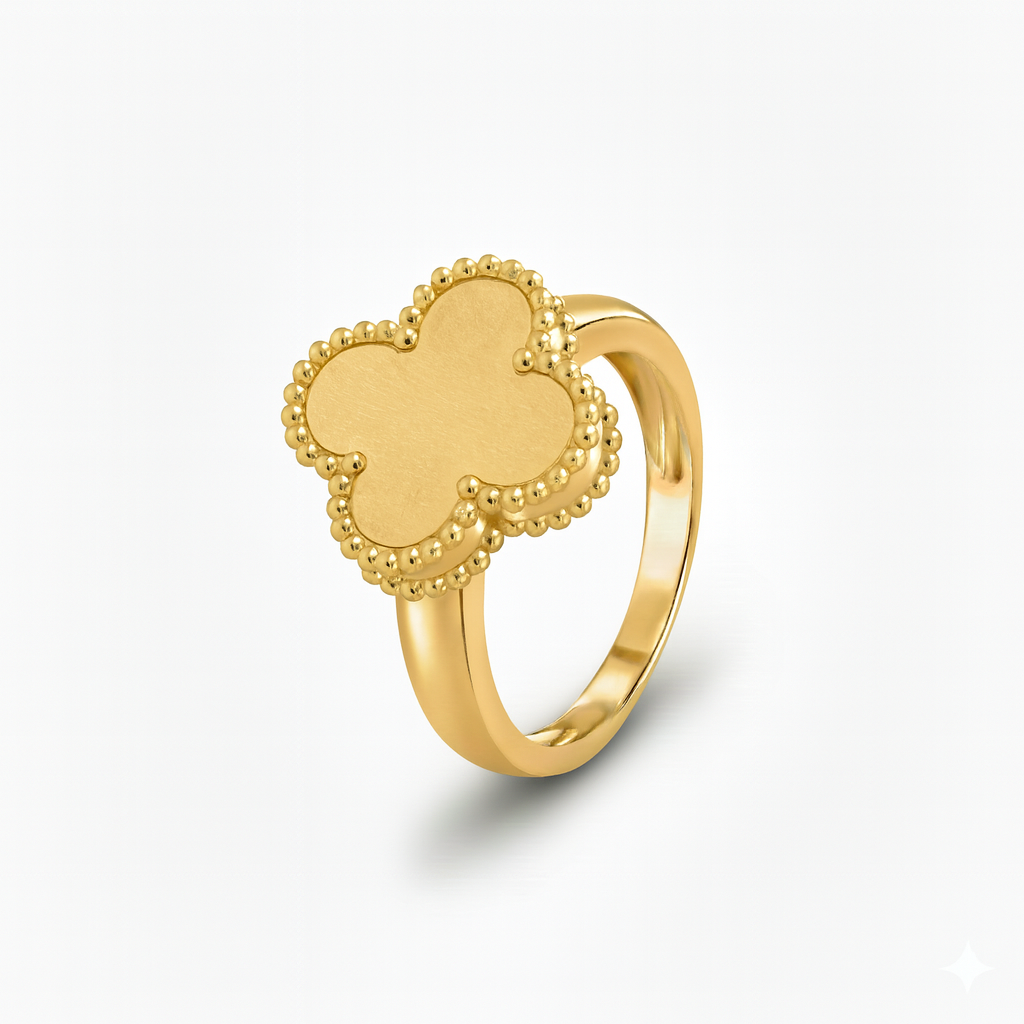 Anillo estilo Van Cleef –  Oro 🍀