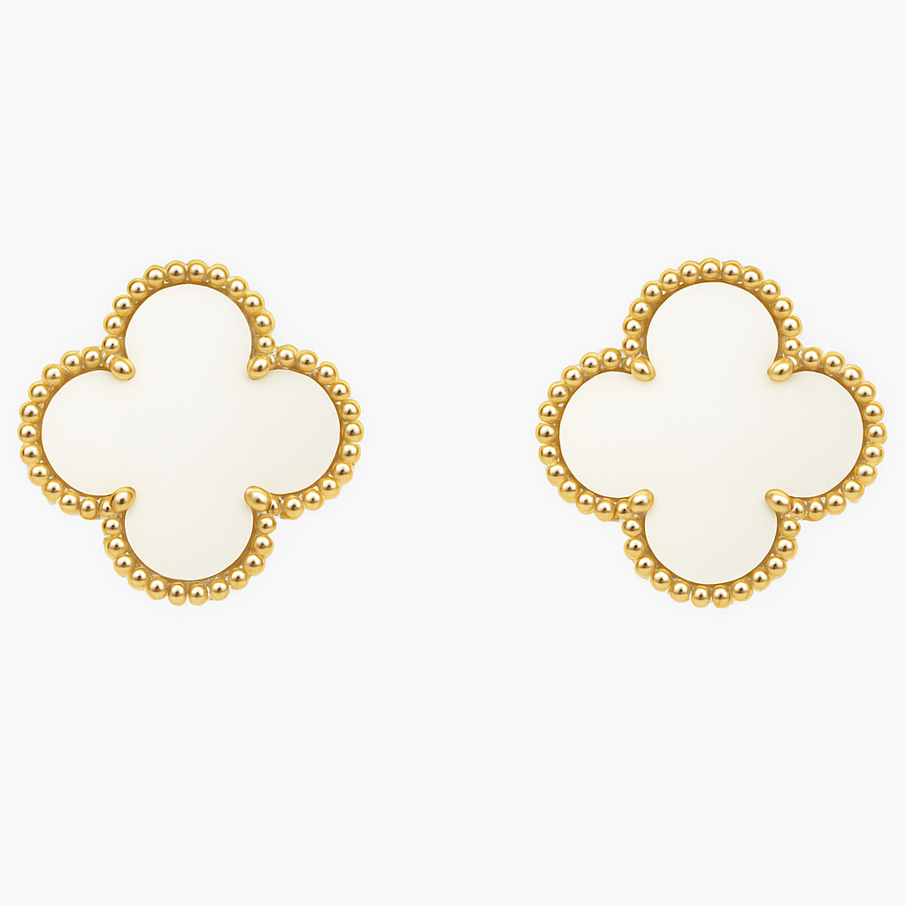 Aros estilo Van Cleef – Oro 🍀
