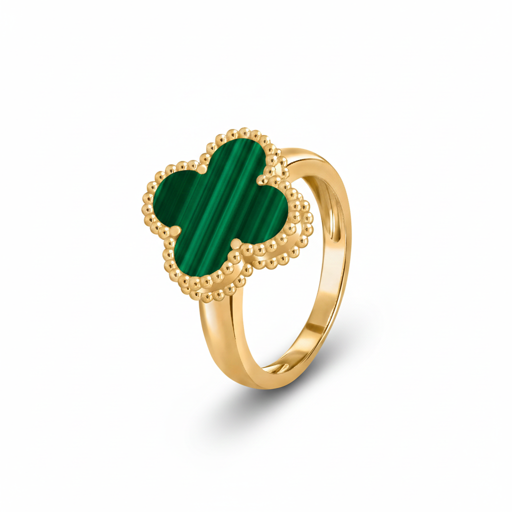 Anillo estilo Van Cleef –  Oro 🍀